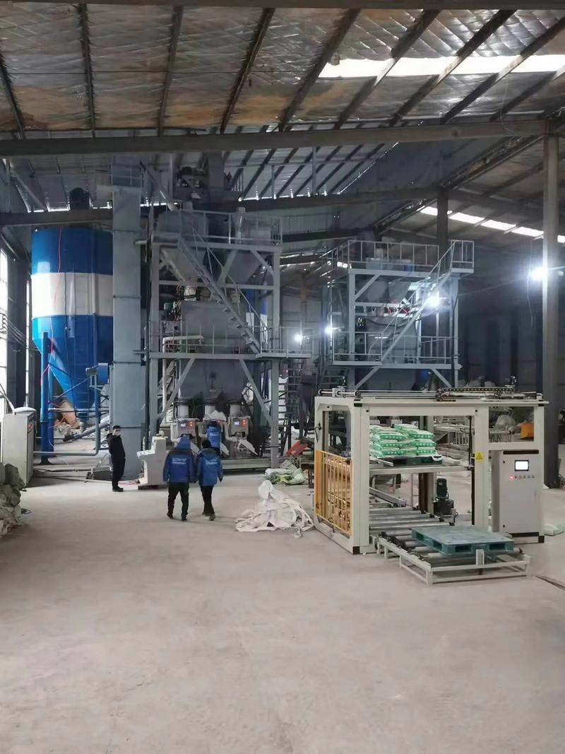 上饶轻质抹灰石膏生产线 干粉搅拌机助力绿建高效施工